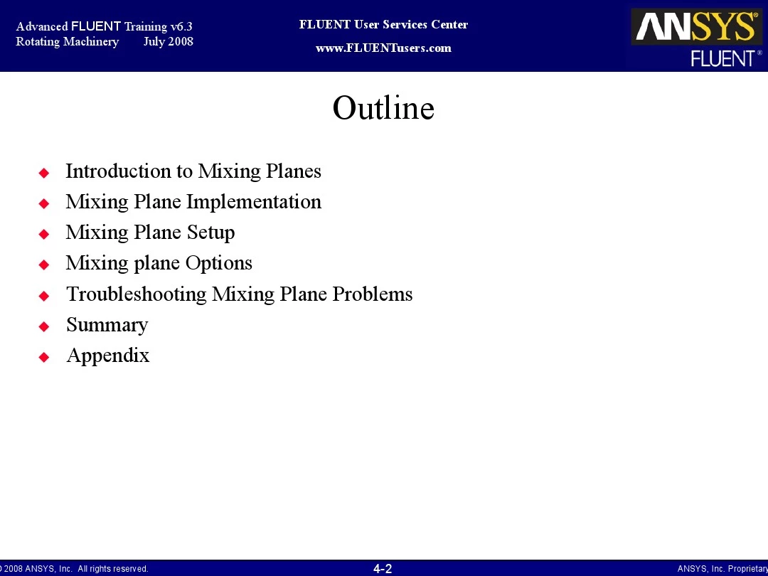 fluent 旋转机械讲座 adv-rm-v6.2-lect-04a-mixing-plane