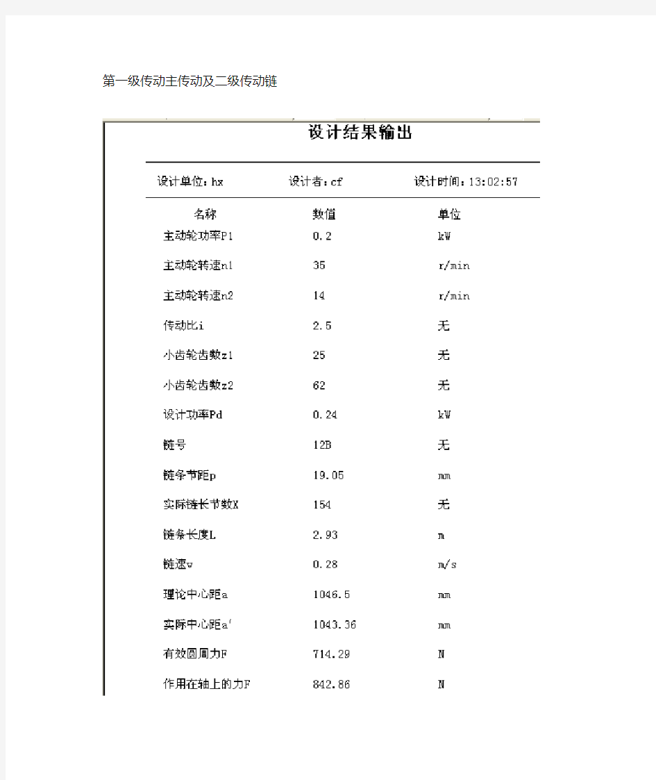 链轮设计-实例