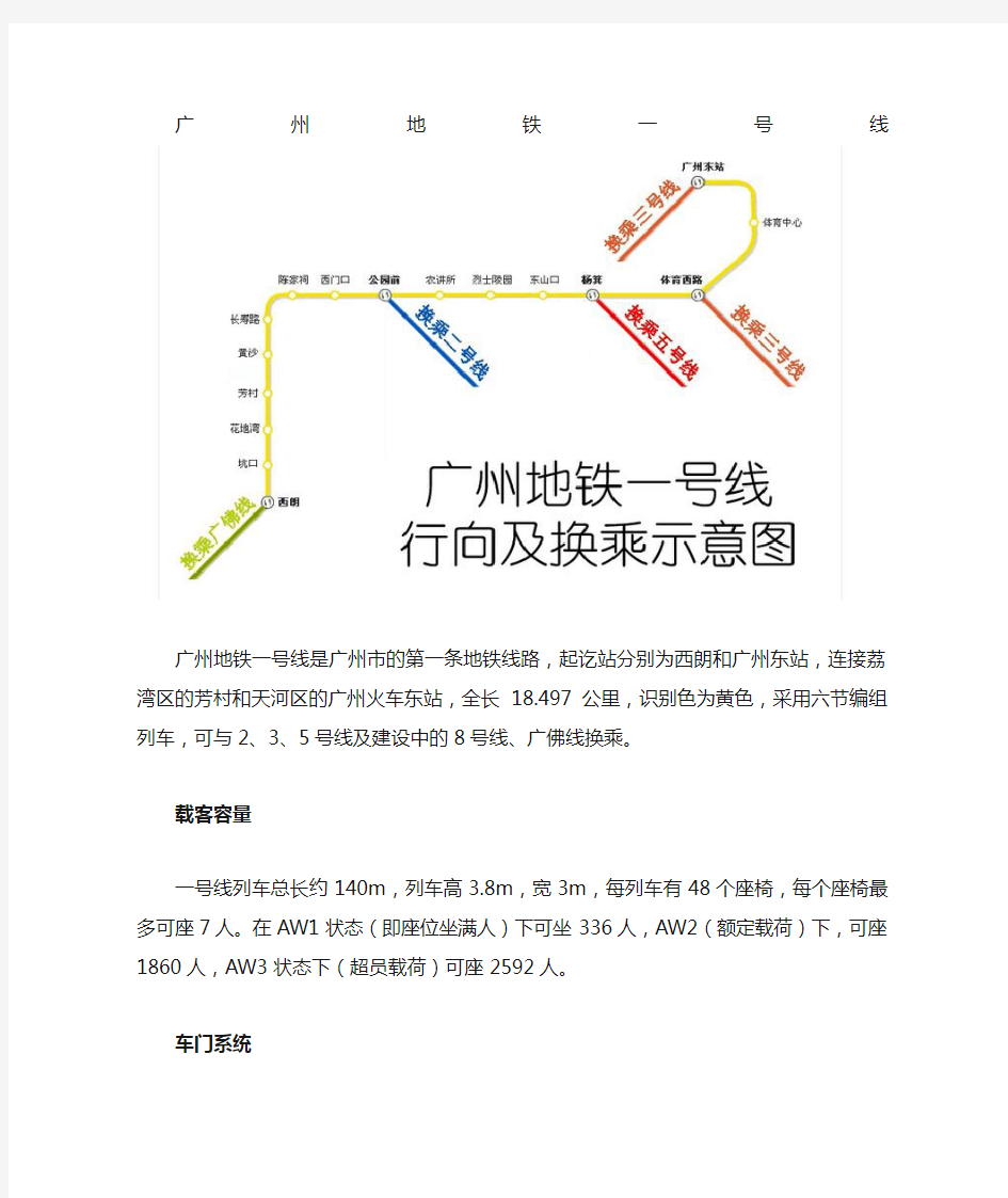 广州地铁一号线