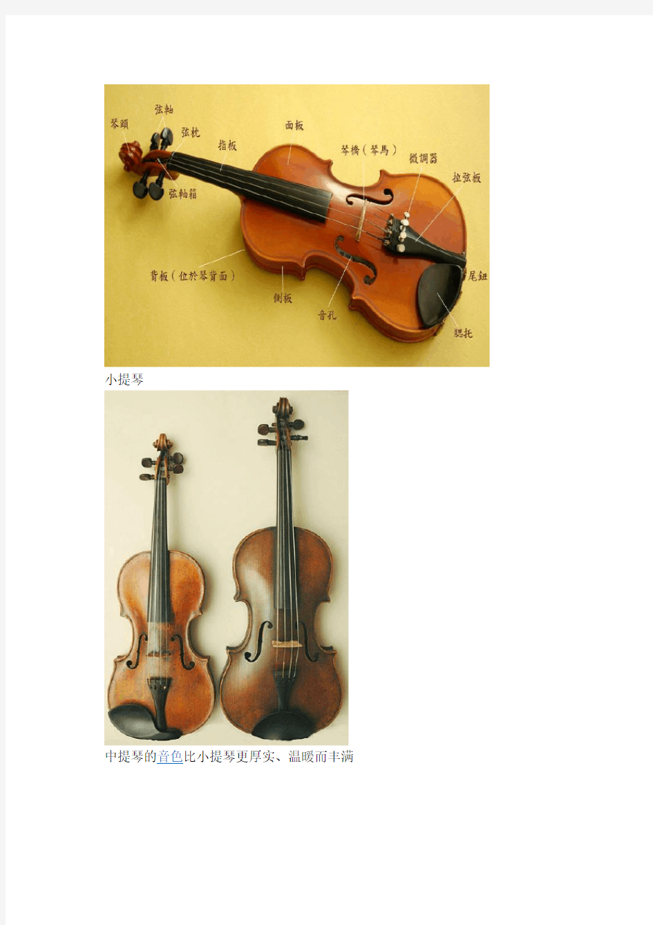 西洋乐器之管弦乐的分类(附图)