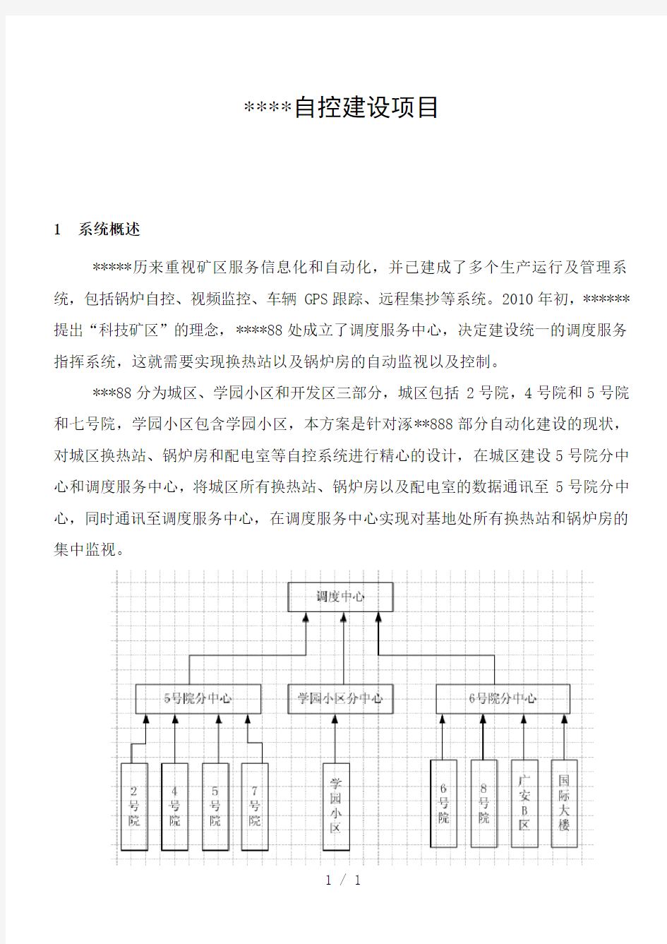 《自动化监控系统》word版