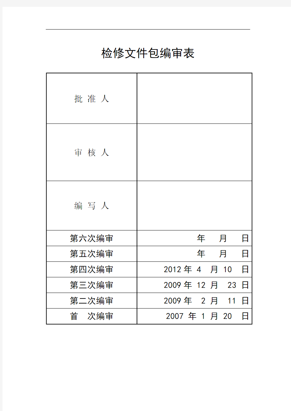 空气预热器检修文件包讲解