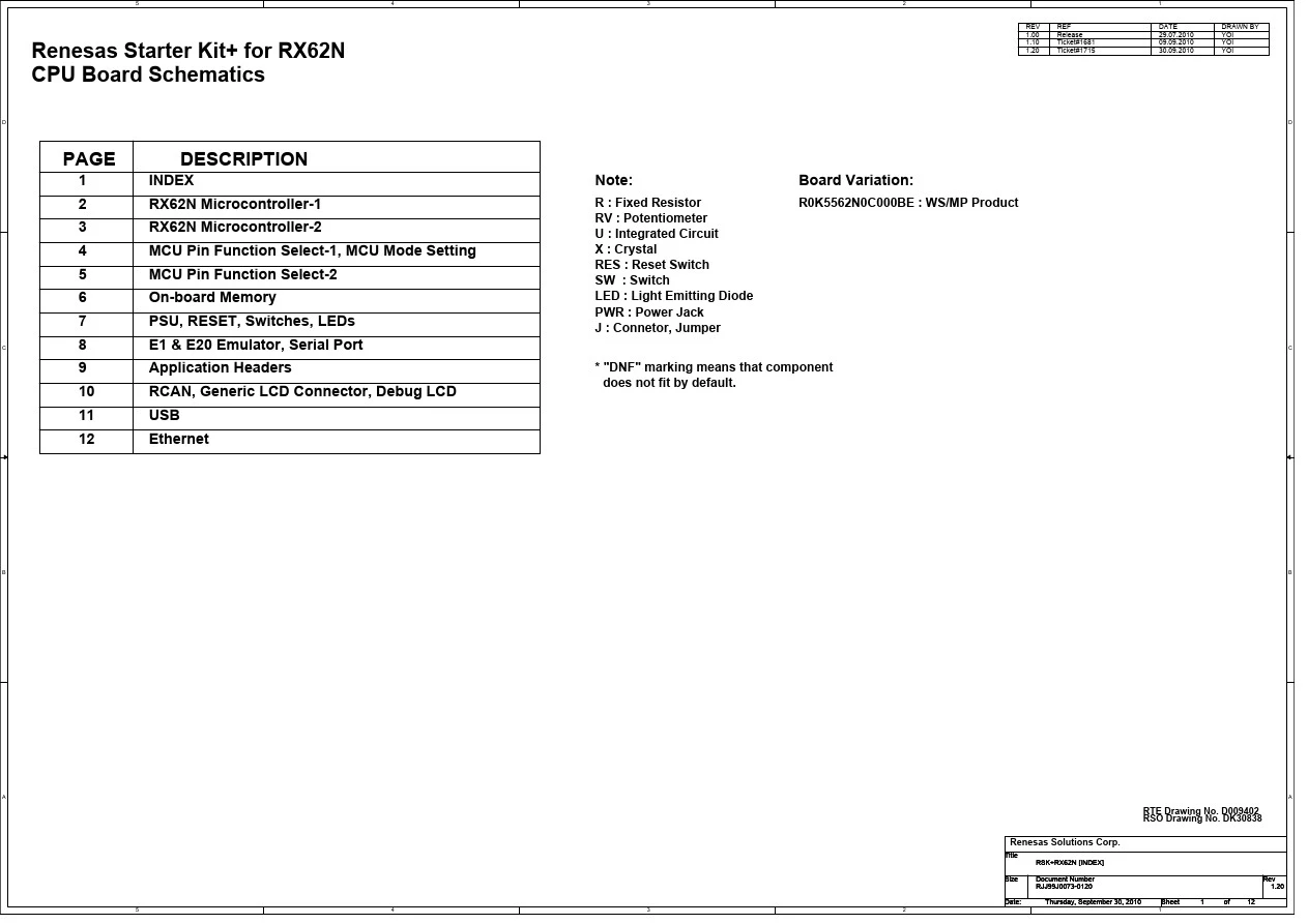 瑞萨32bit单片机 RX62N 直接驱动TFT-LCD原理图schematics