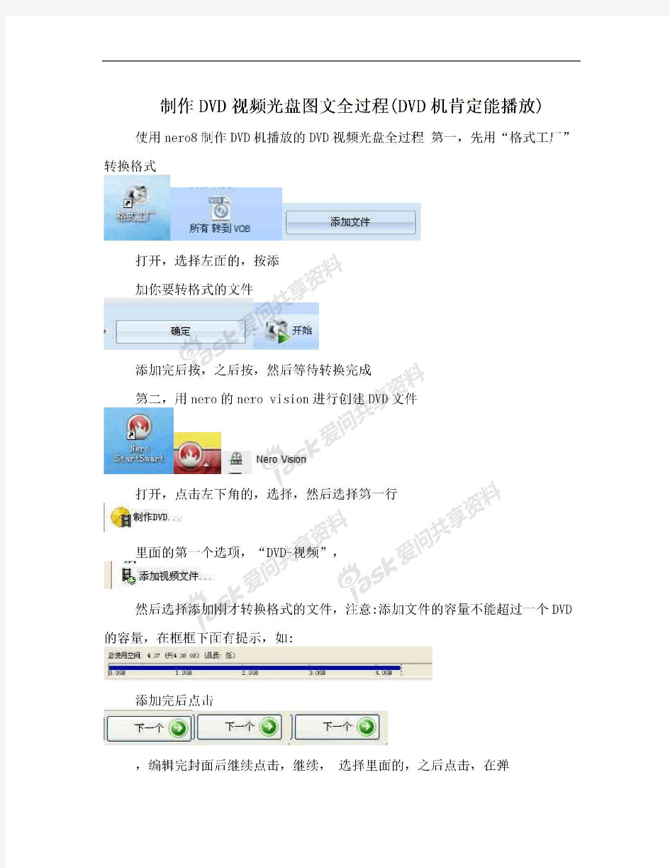 制作DVD视频光盘图文全过程