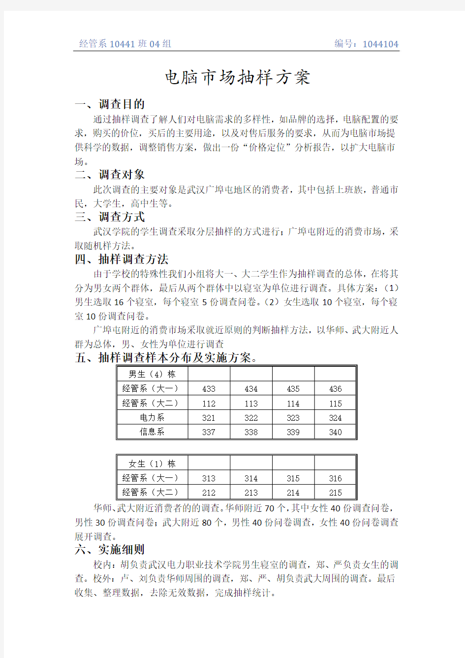 电脑市场调查问卷设计,方案,模型