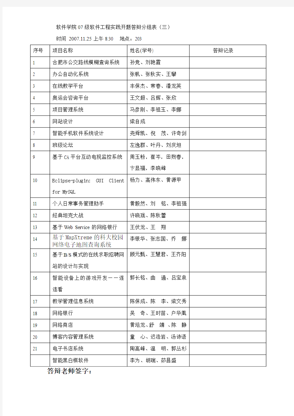 中国科技大学 1124193503_软件学院07级实践报名表2