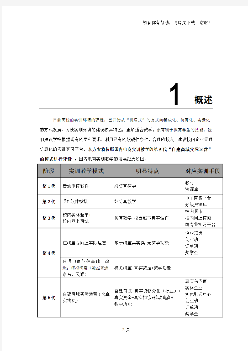 基于真实运营的电商物流实训基地建设方案