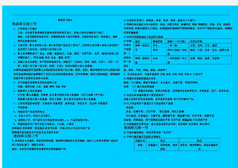 2012八年级上册期末考试复习