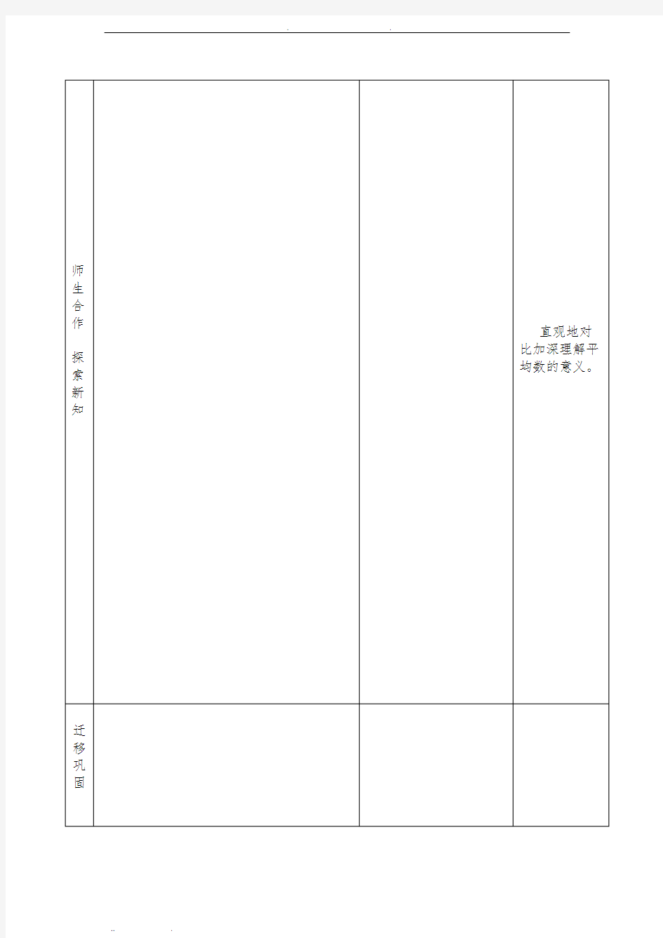 初中数学优质课教(学)案模版