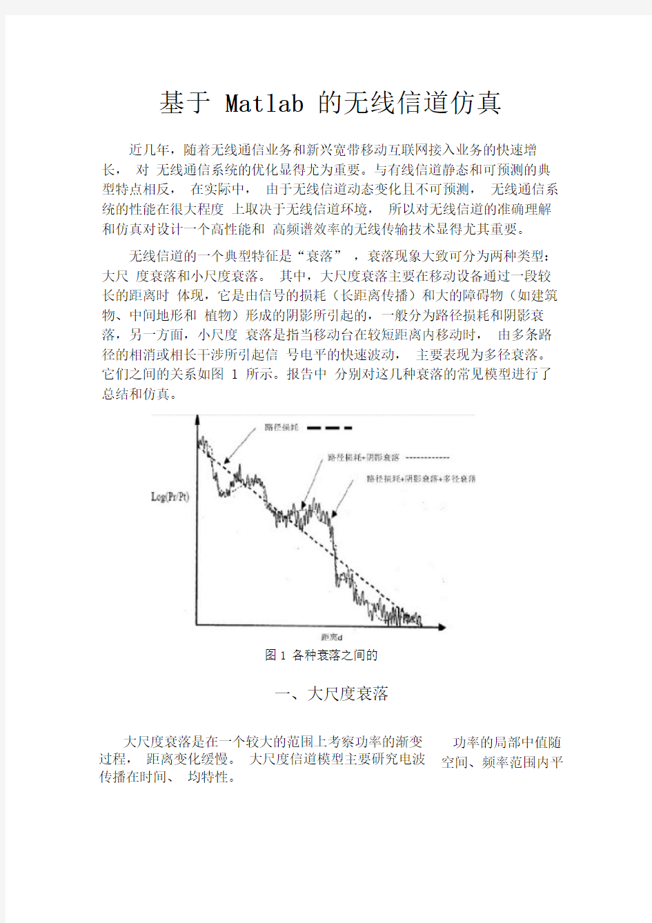 基于Matlab的无线信道仿真