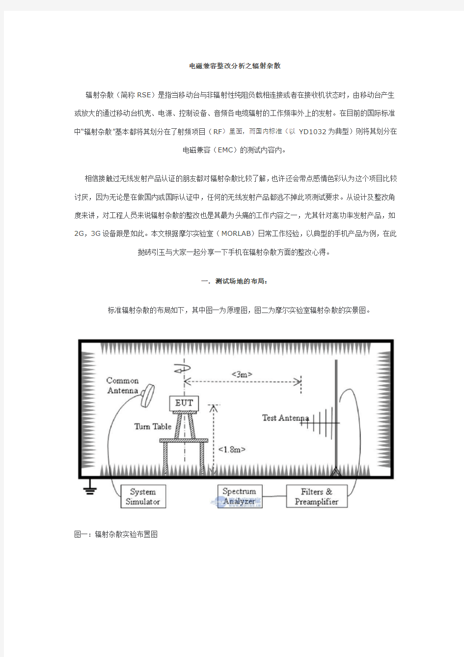 辐射杂散整改(RSE)