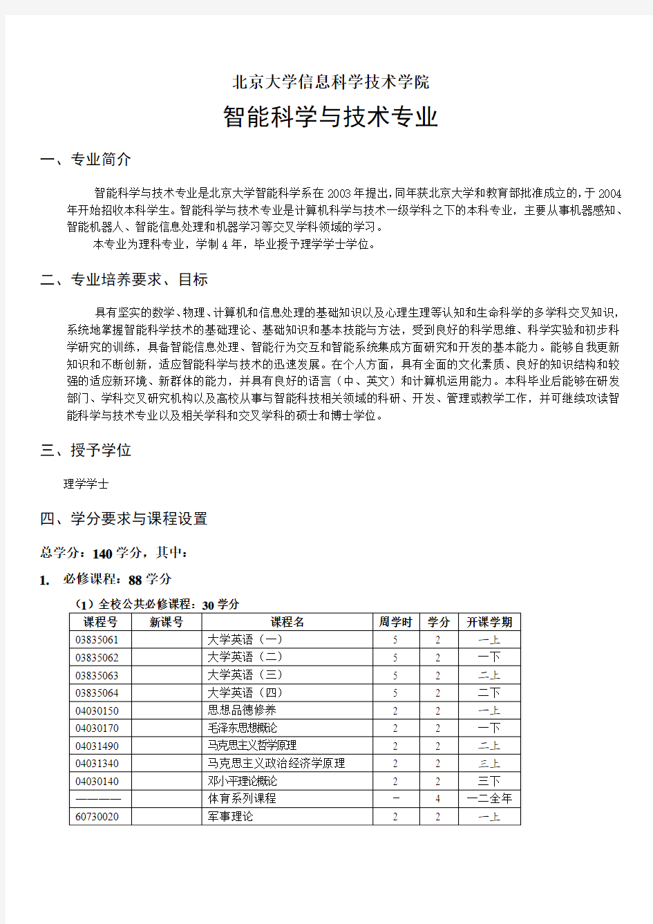 北京大学信息科学技术学院