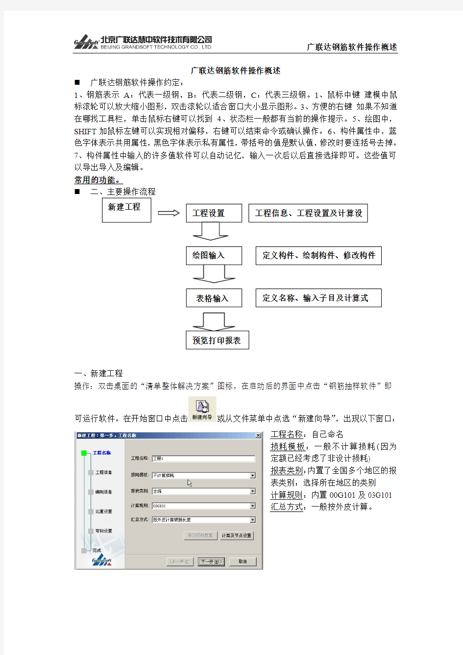 广联达钢筋软件操作概述(新)