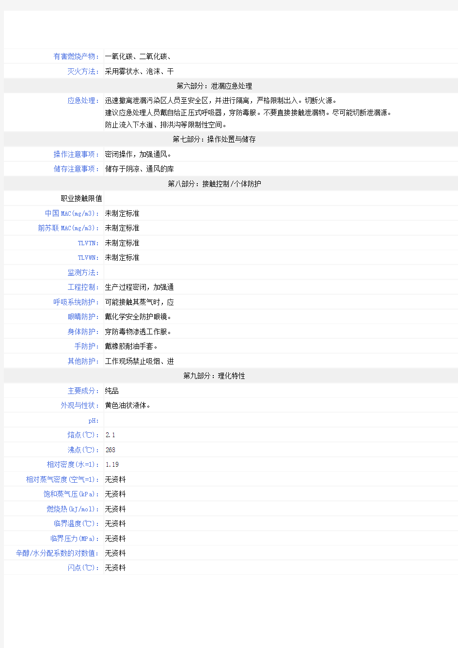 2-硝基苯乙醚-MSDS-安全技术说明书