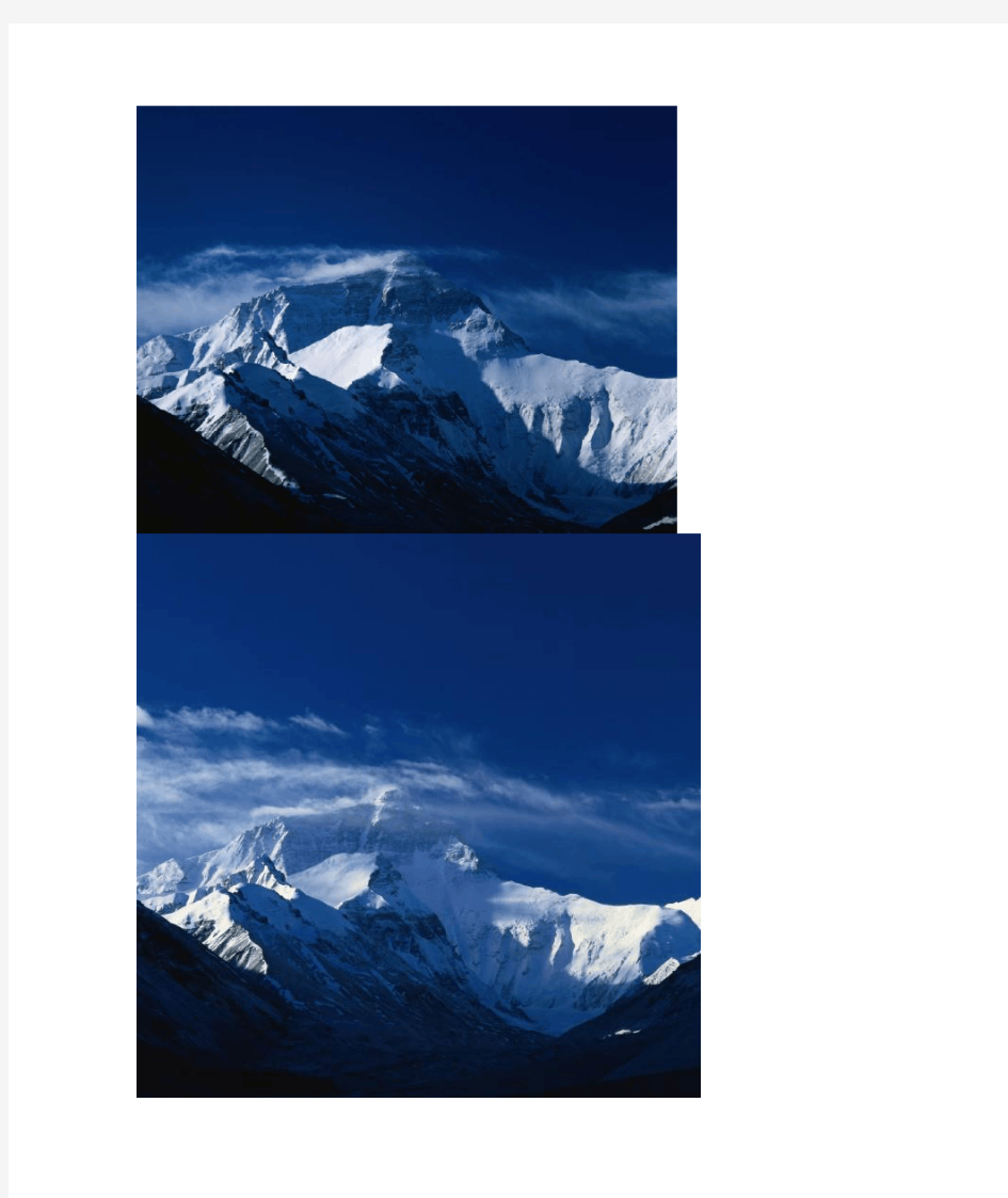 珠穆朗玛峰风景桌面壁纸(40张)