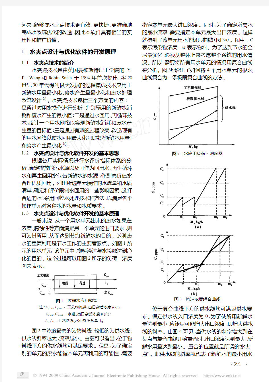 水夹点设计与优化在工业节水中的应用