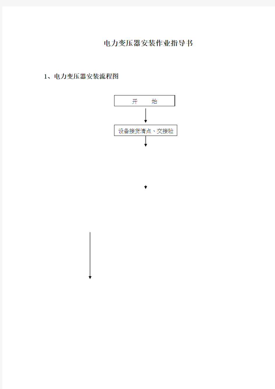 电力变压器安装作业指导书(doc18)(1)