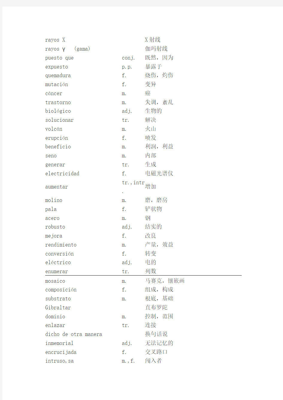 现代西班牙语1-4册单词表 (4)