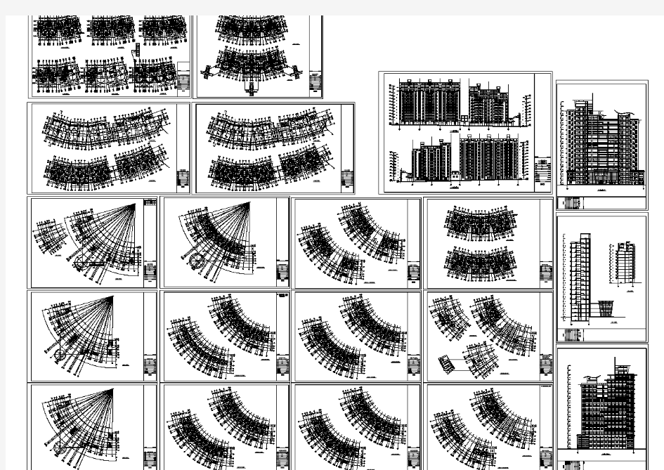 【CAD图纸】高层商住楼建筑图(精美图例)