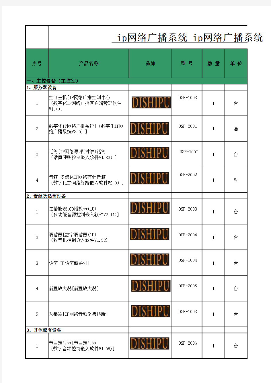 品牌   ip网络广播系统 ip网络广播系统