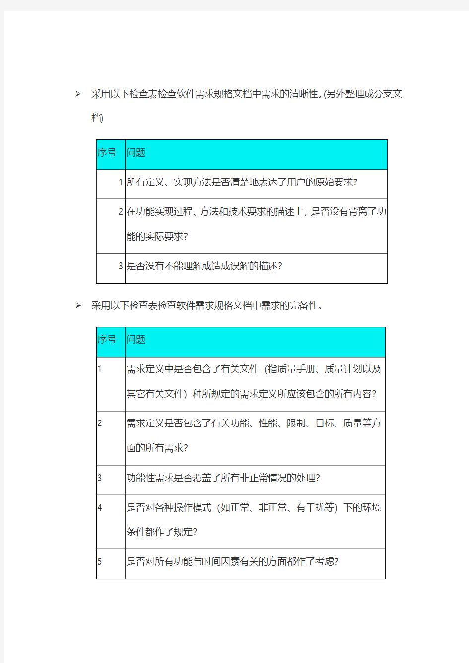 开发文档规范检查