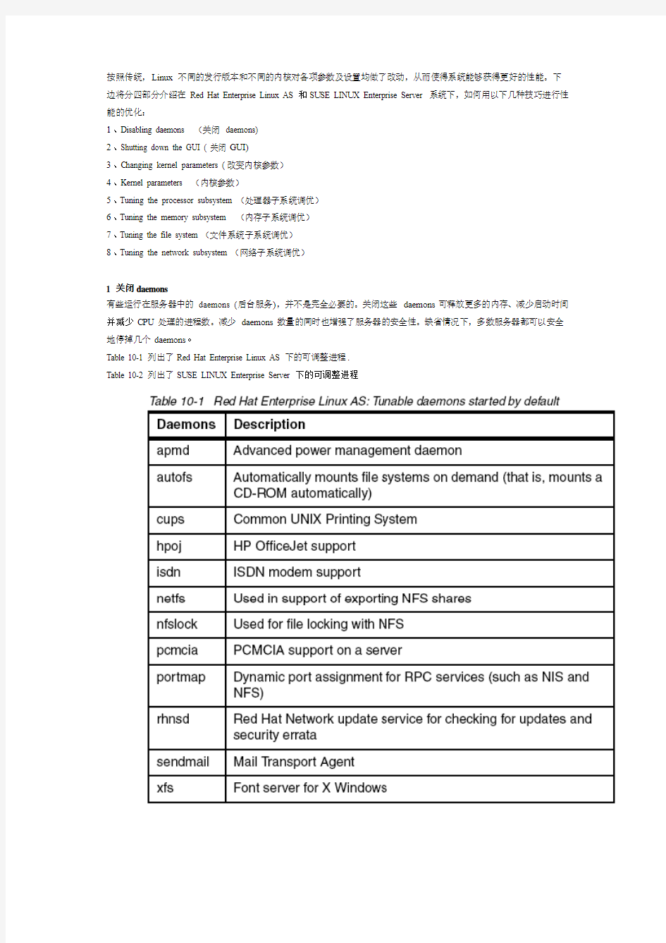 linux_操作系统优化方案