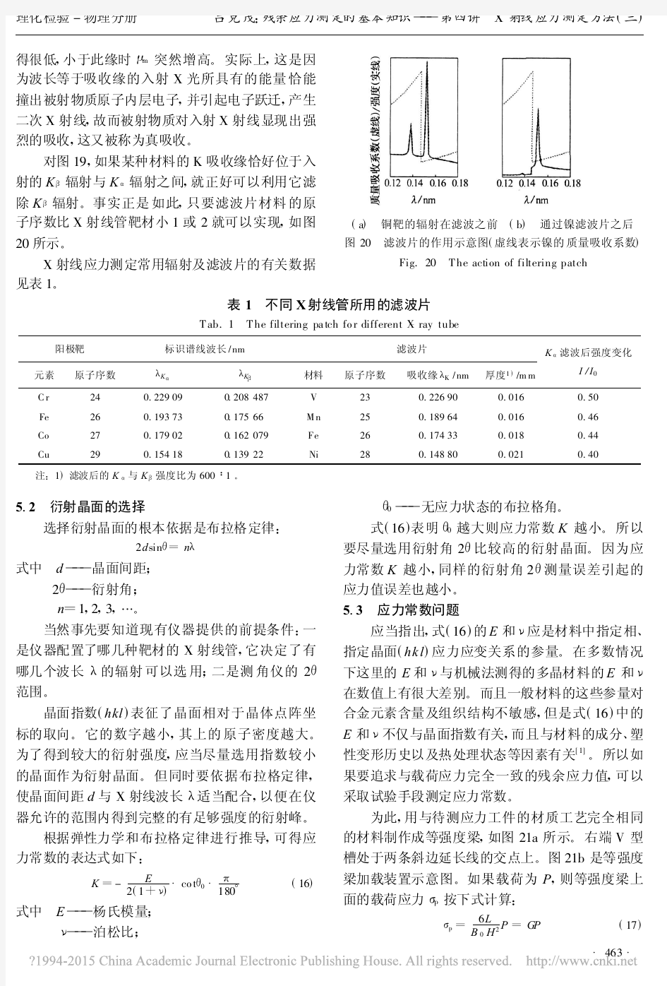 残余应力测定的基本知识_第四讲X射线应力测定方法_三_吕克茂