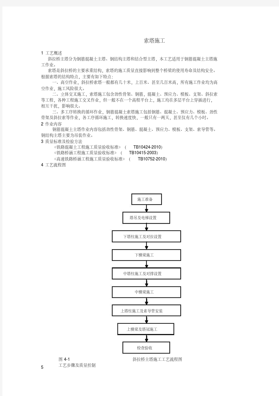 索塔施工