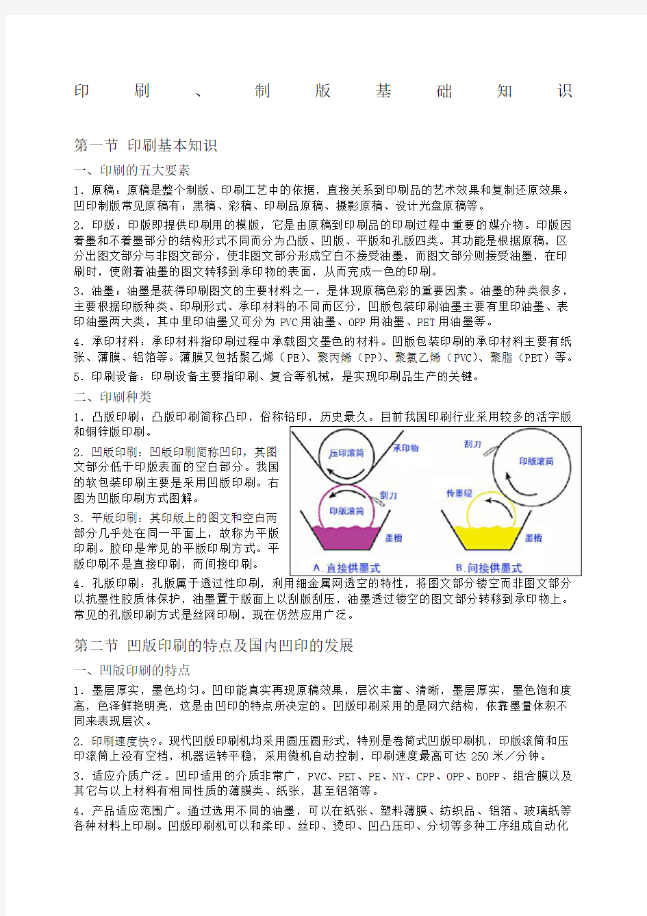 培训资料印刷制版基础知识