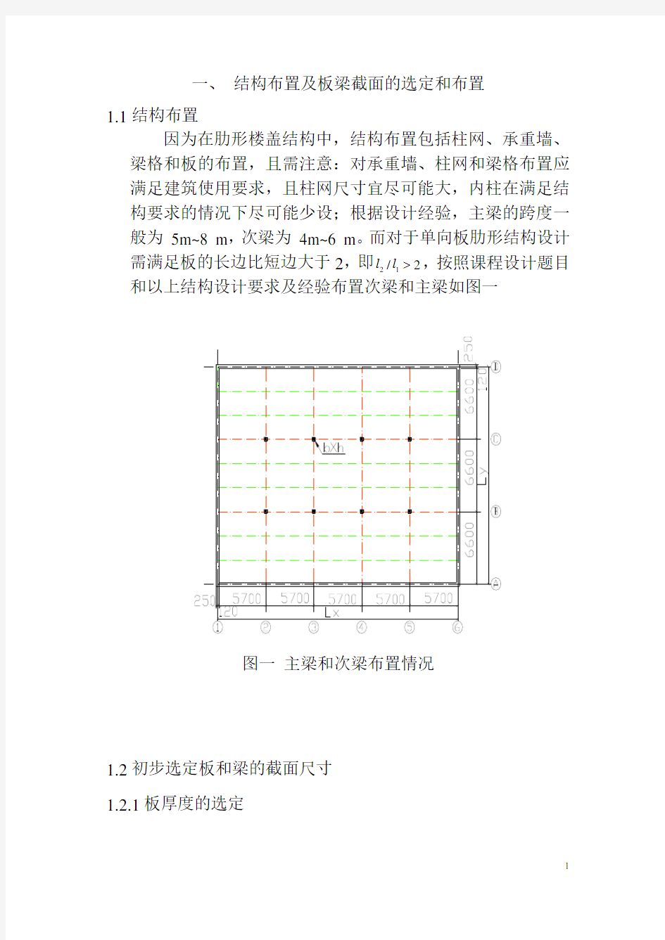 单向板配筋