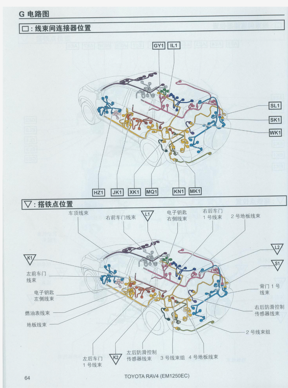 一汽丰田RAV4电路图册13