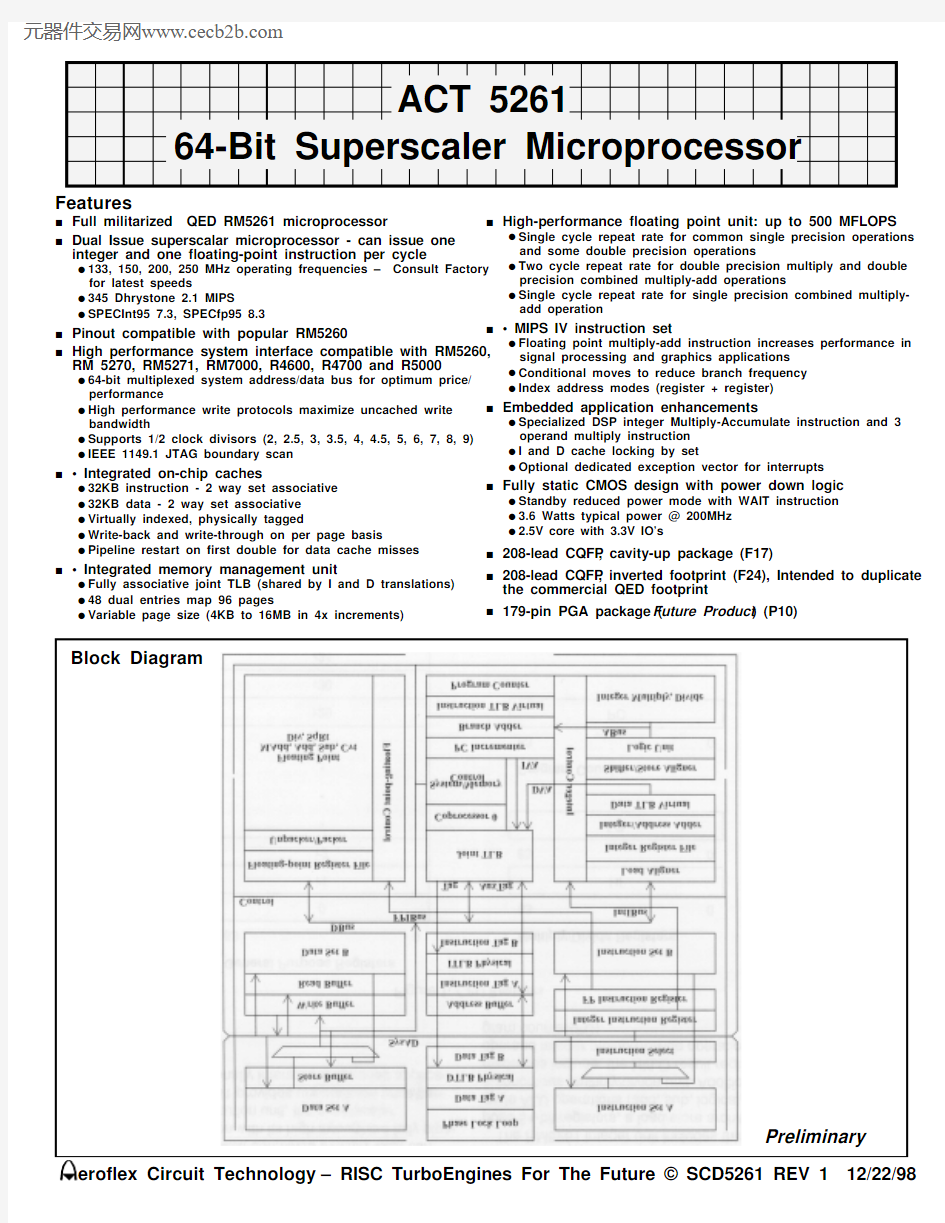 ACT-5261PC-266F17M中文资料