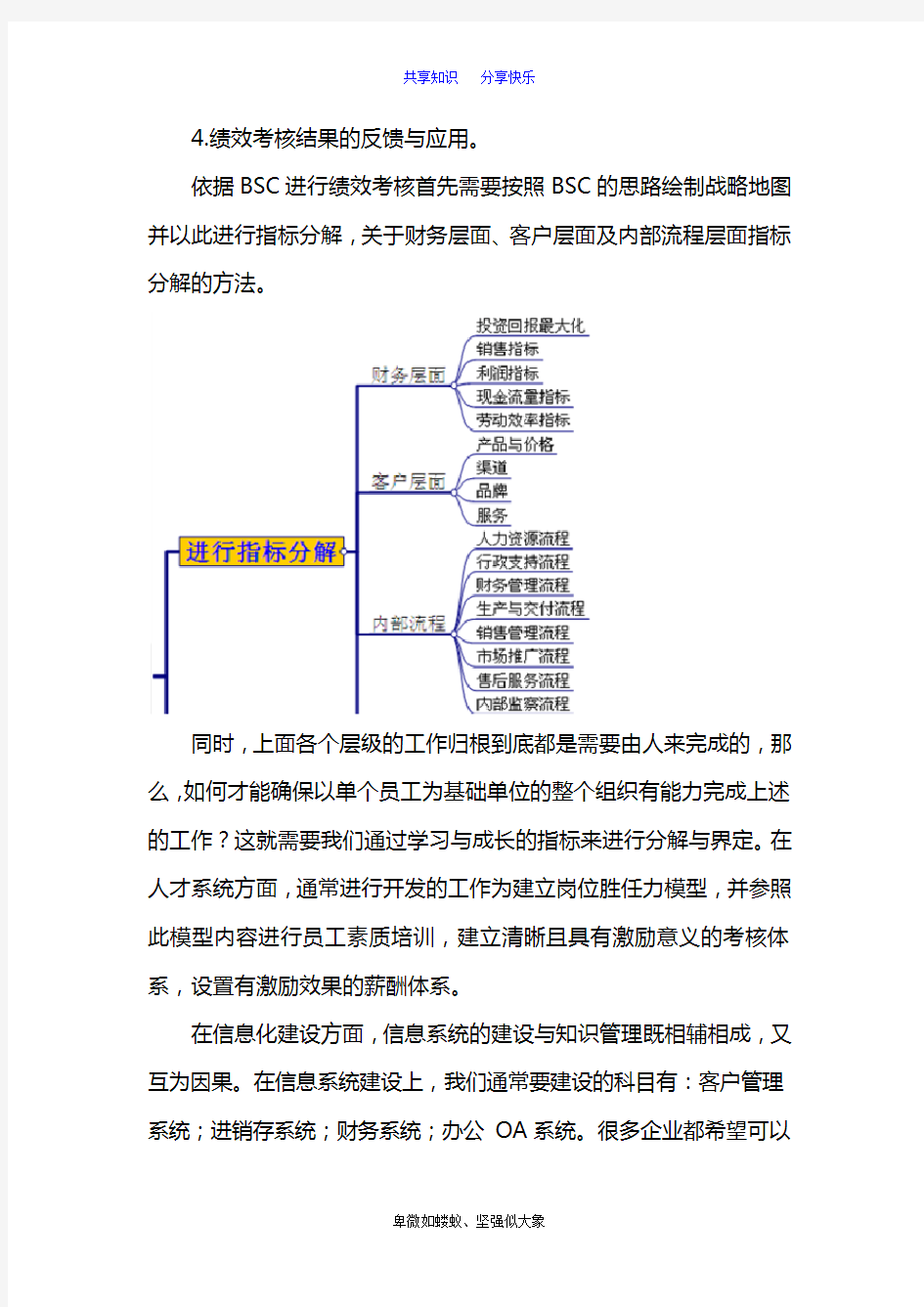 如何做好平衡计分卡的绩效考核