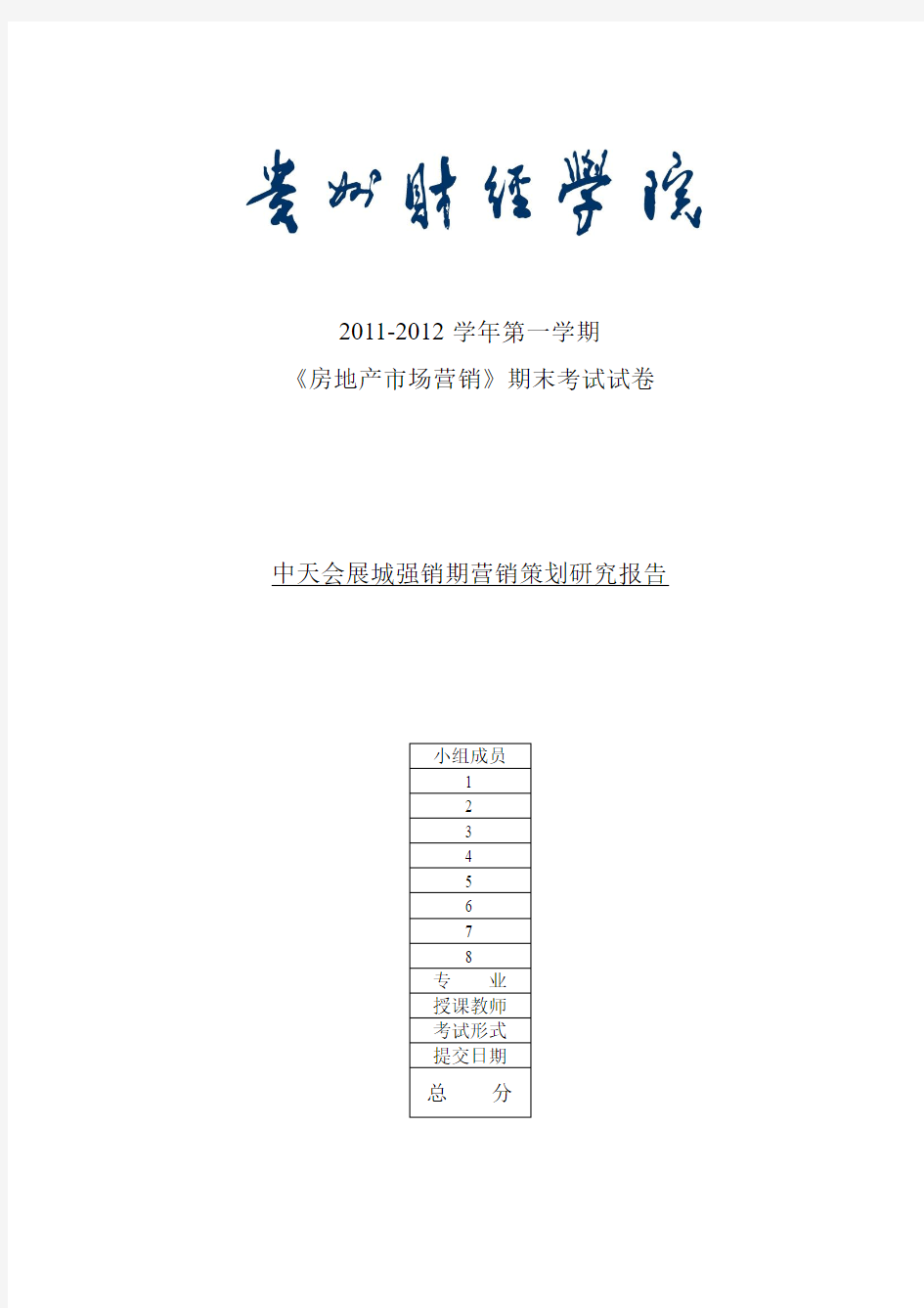 中天会展城强销期营销策划研究报告