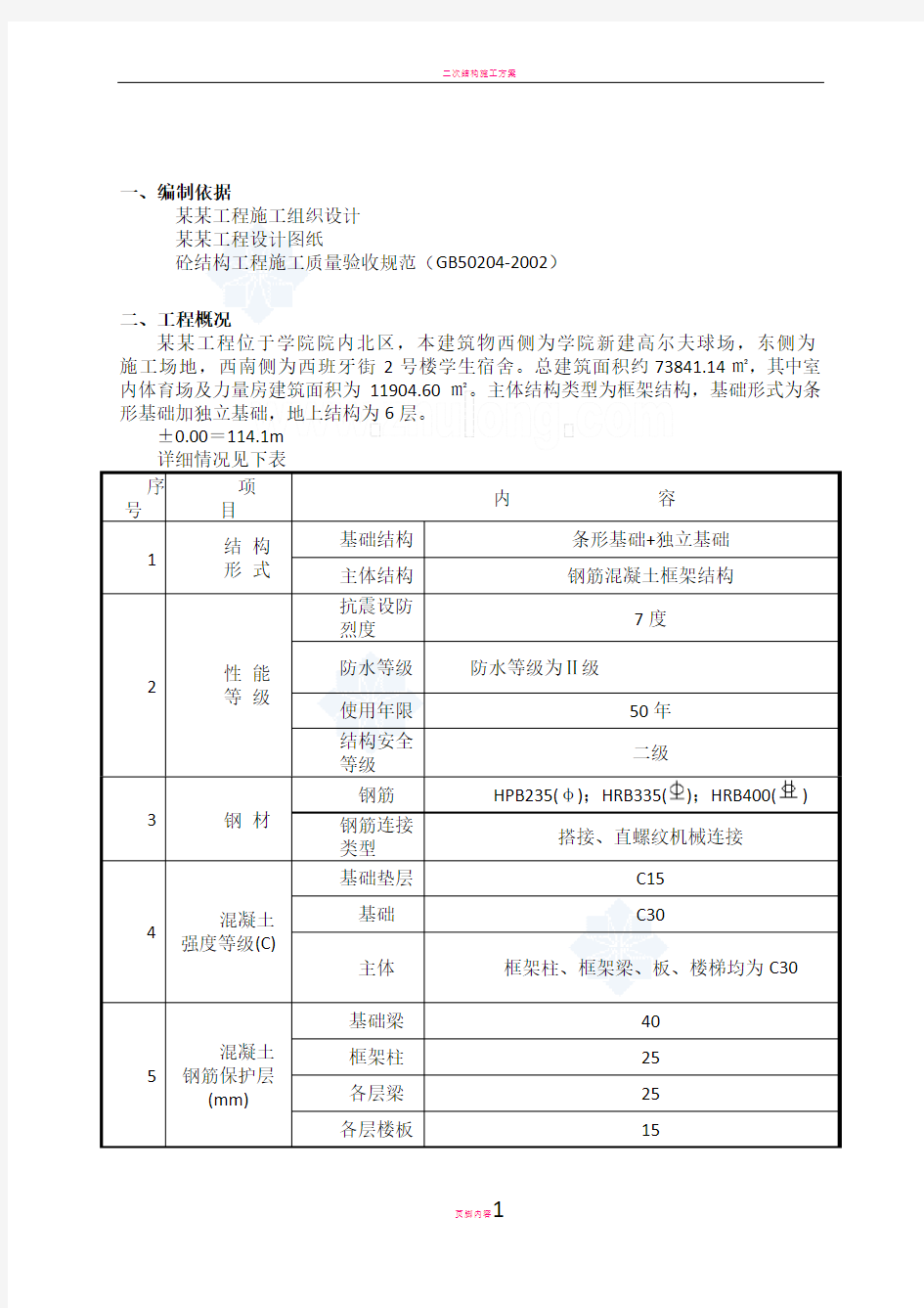 框架结构体育馆模板施工方案(配节点做法图)