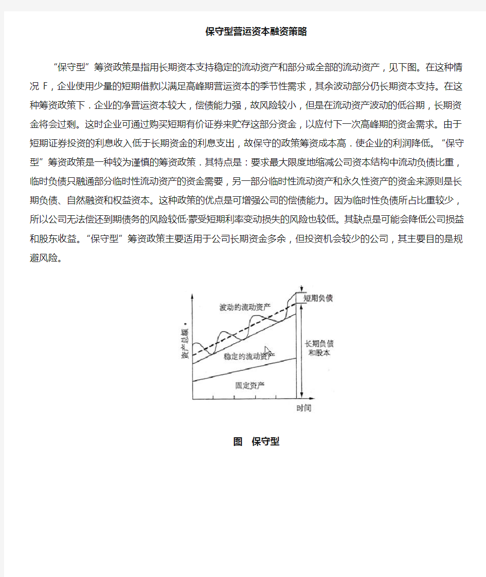 营运资本管理策略