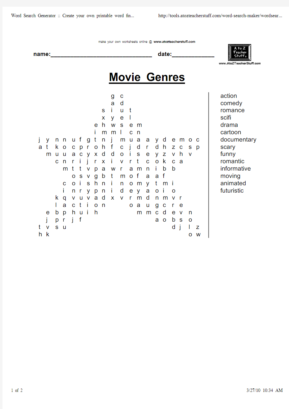 Word Search (movies)