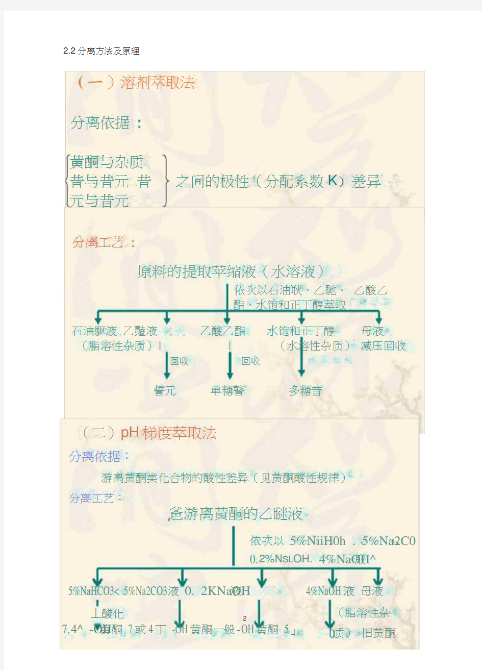 黄酮的提取实施方案