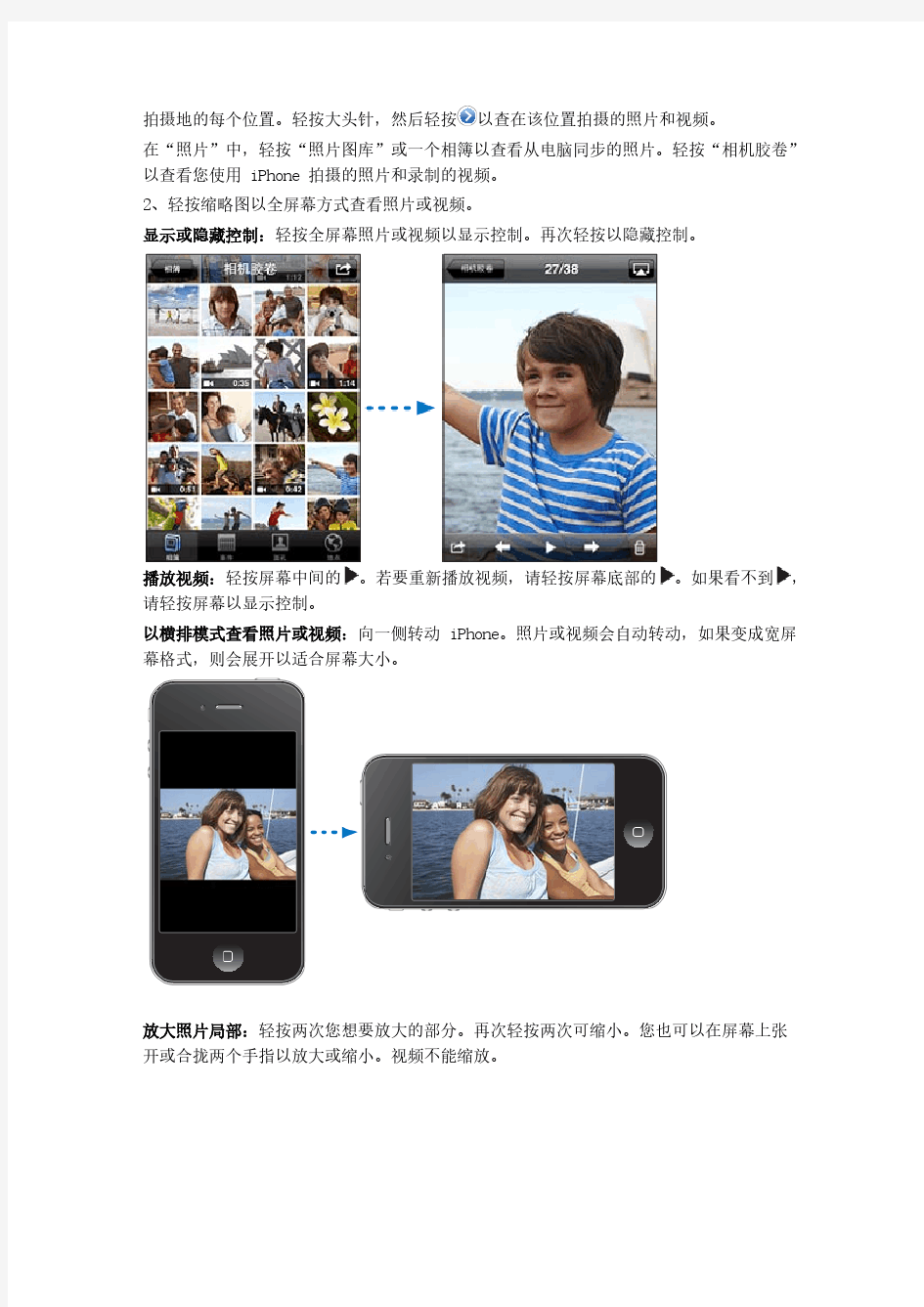 【免费下载】iPhone手机使用手册照片操作说明