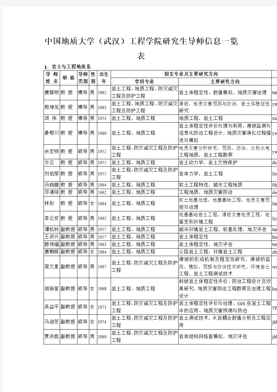 中国地质大学