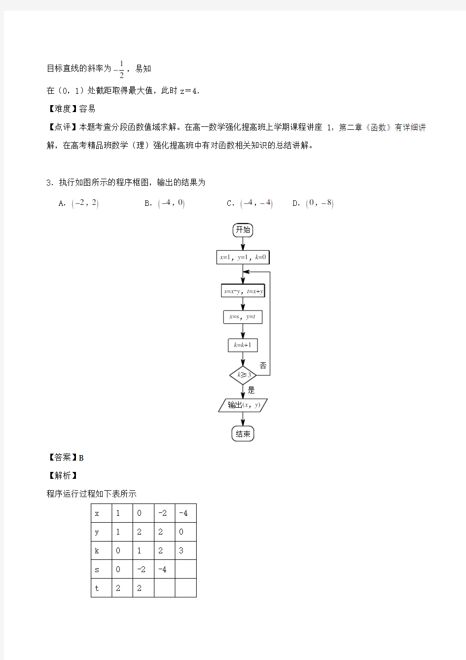 2015年北京高考理科数学真题及答案