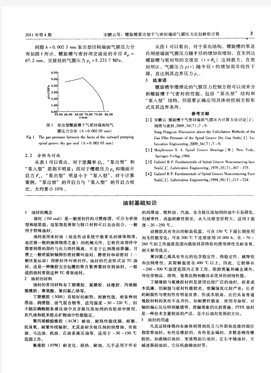 油封基础知识