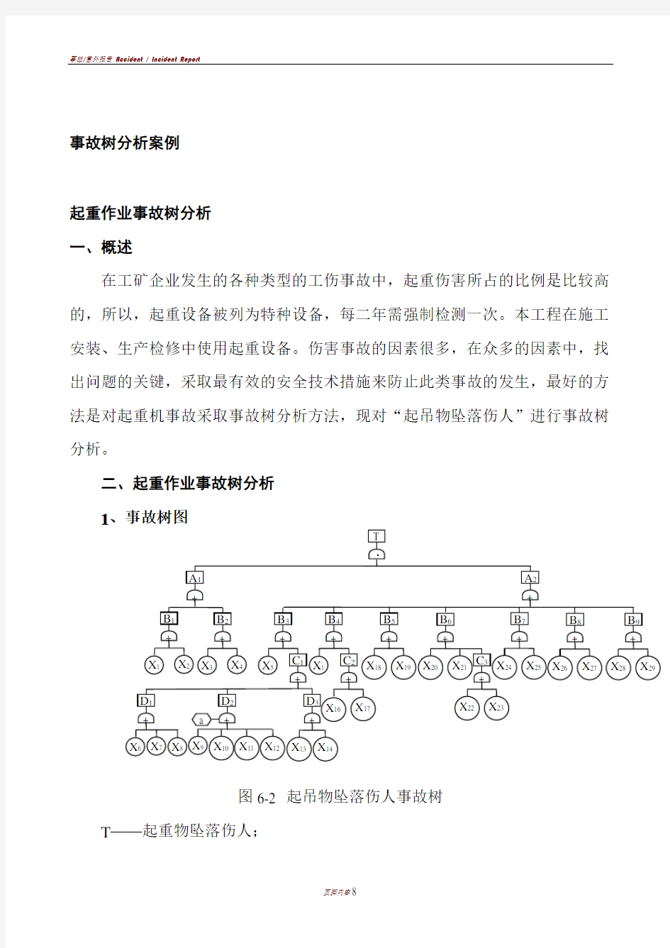 事故树分析范例