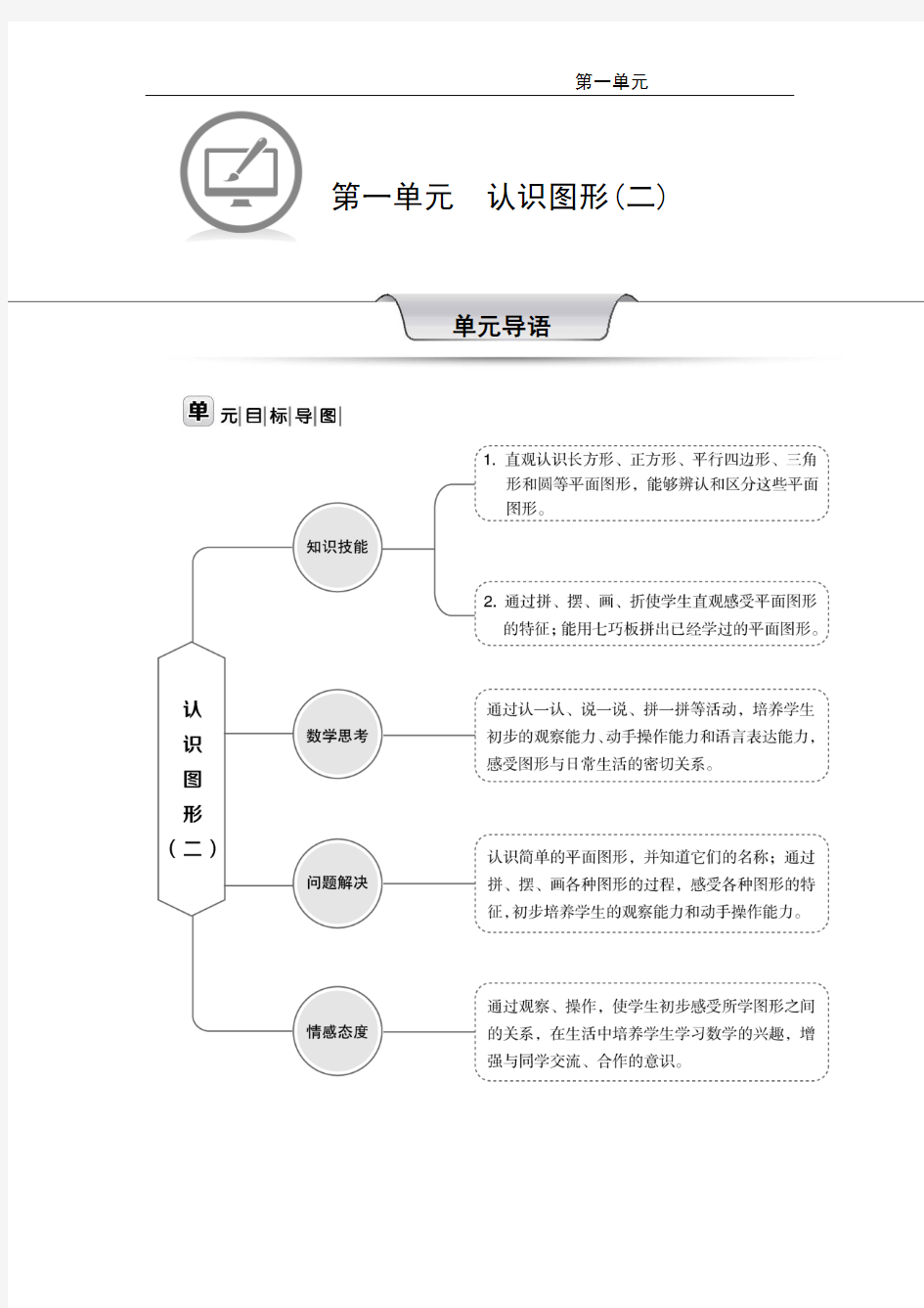 人教版数学一年级下册创新教学设计