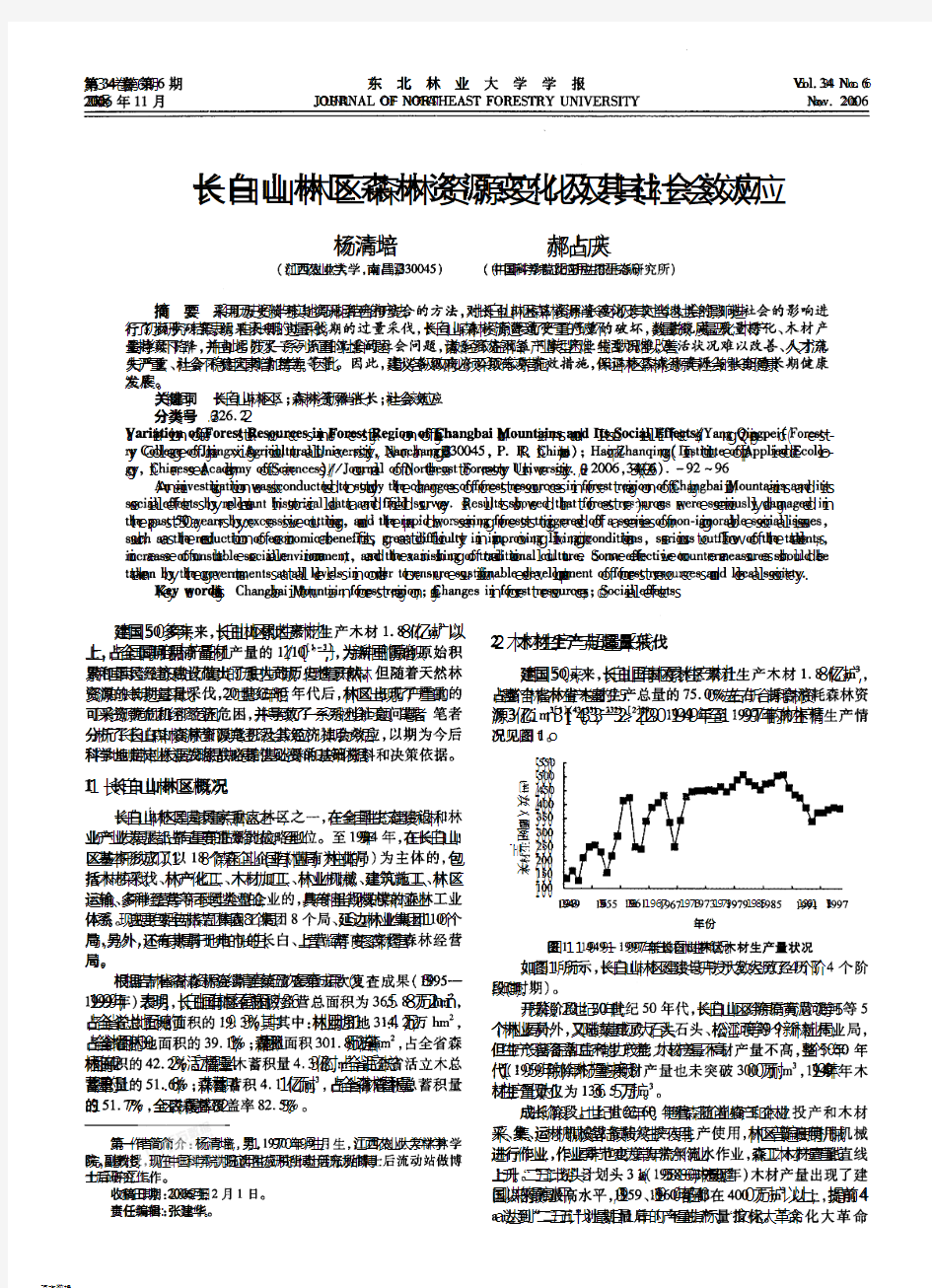 长白山旅游资源