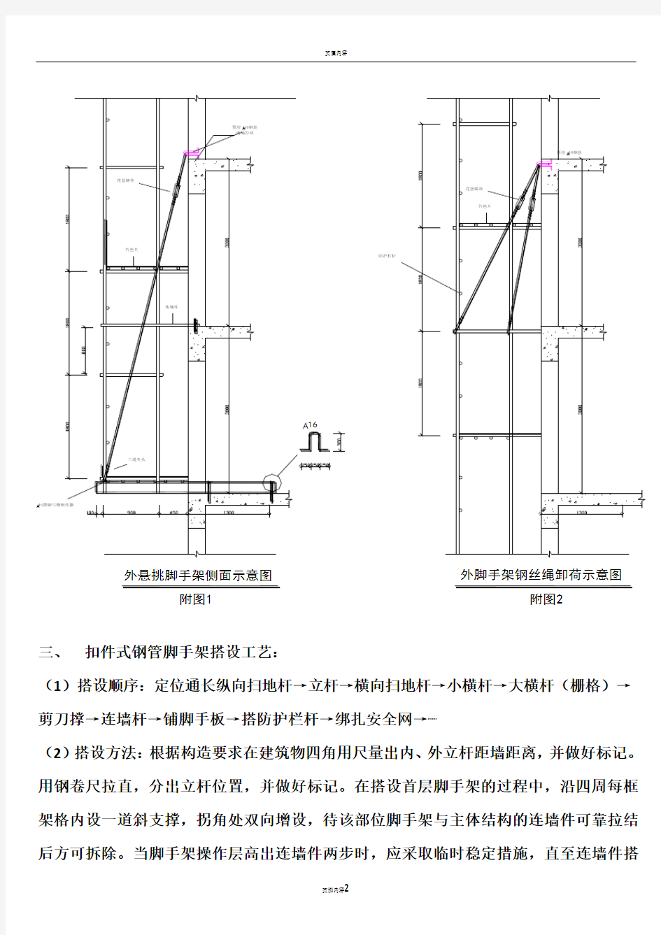 悬挑外脚手架施工方案1(z最新)