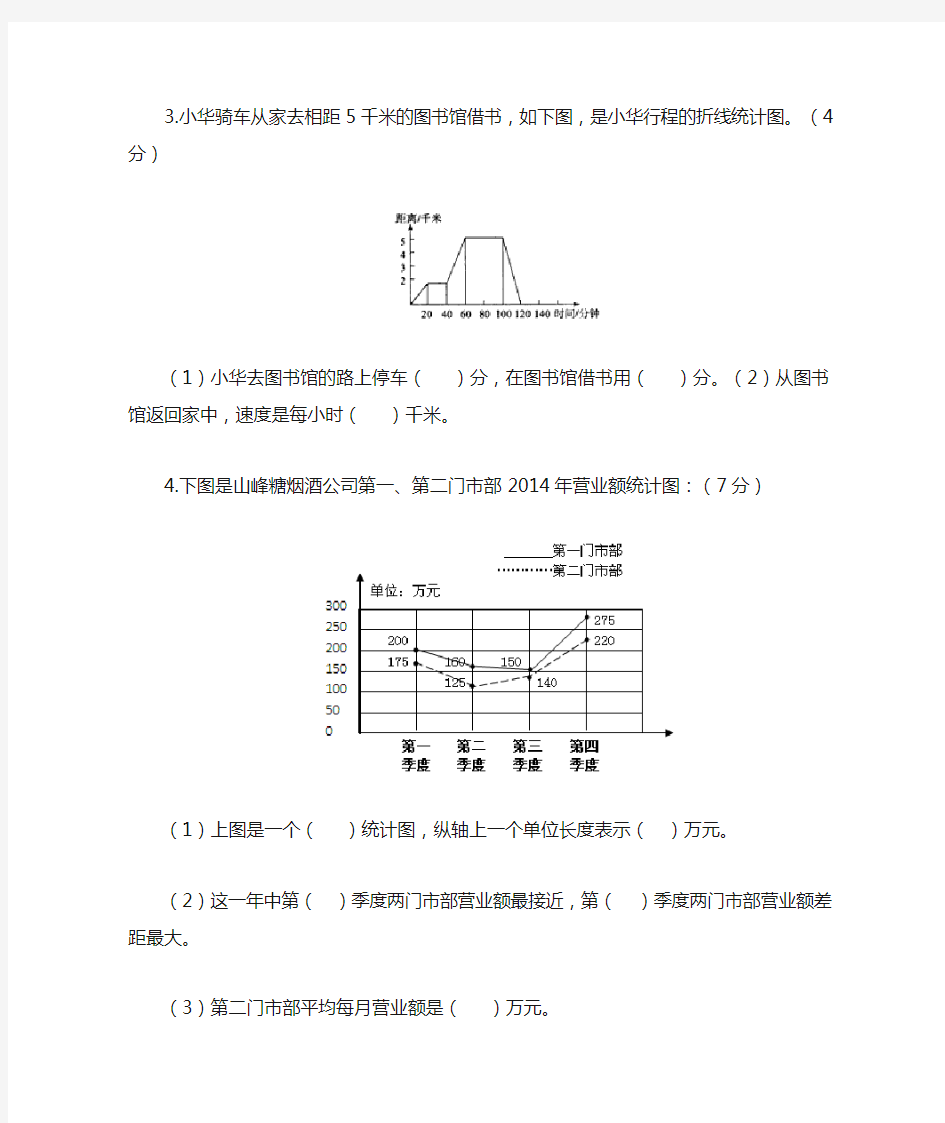 苏教版五年级数学下册第二单元模拟测试及答案