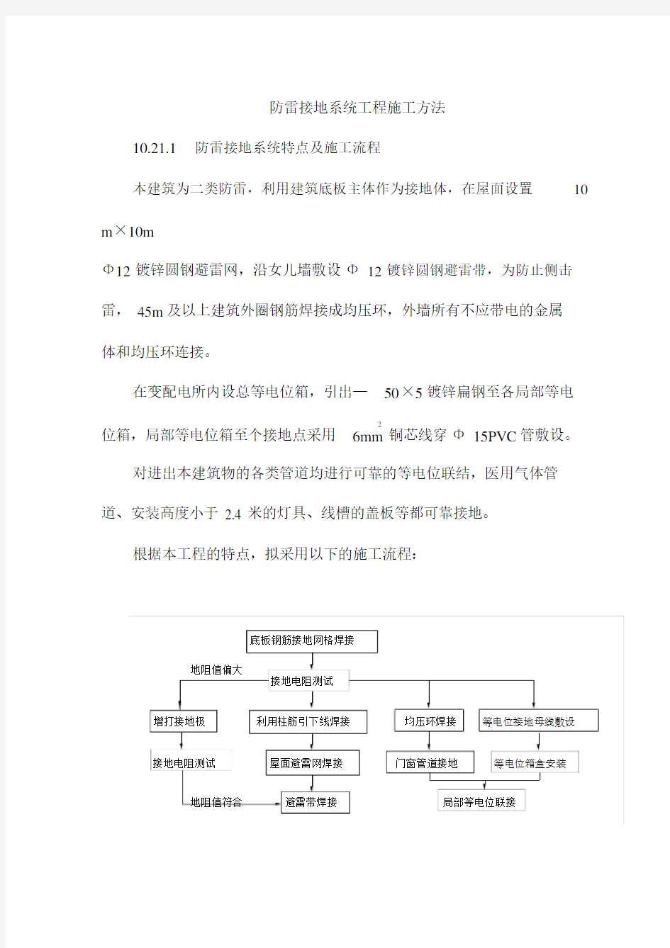 防雷接地系统工程施工方法.docx