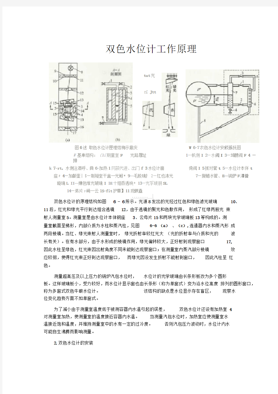 双色水位计工作原理