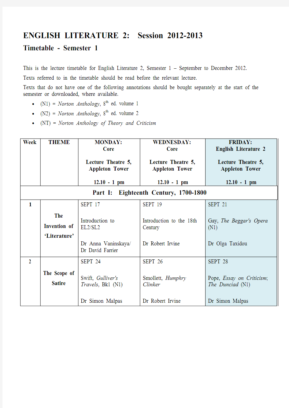 EL2_Lecture_Timetable_2012-13_Semester_1